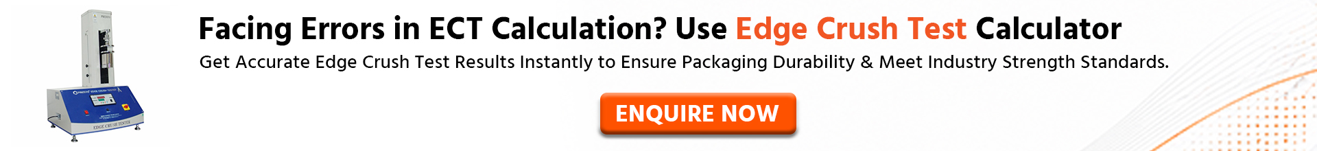 Facing Errors in ECT Calculation? Use Edge Crush Test Calculator
